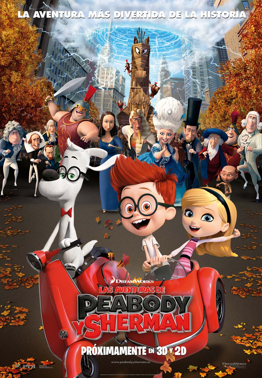 Las aventuras de Peabody y Sherman